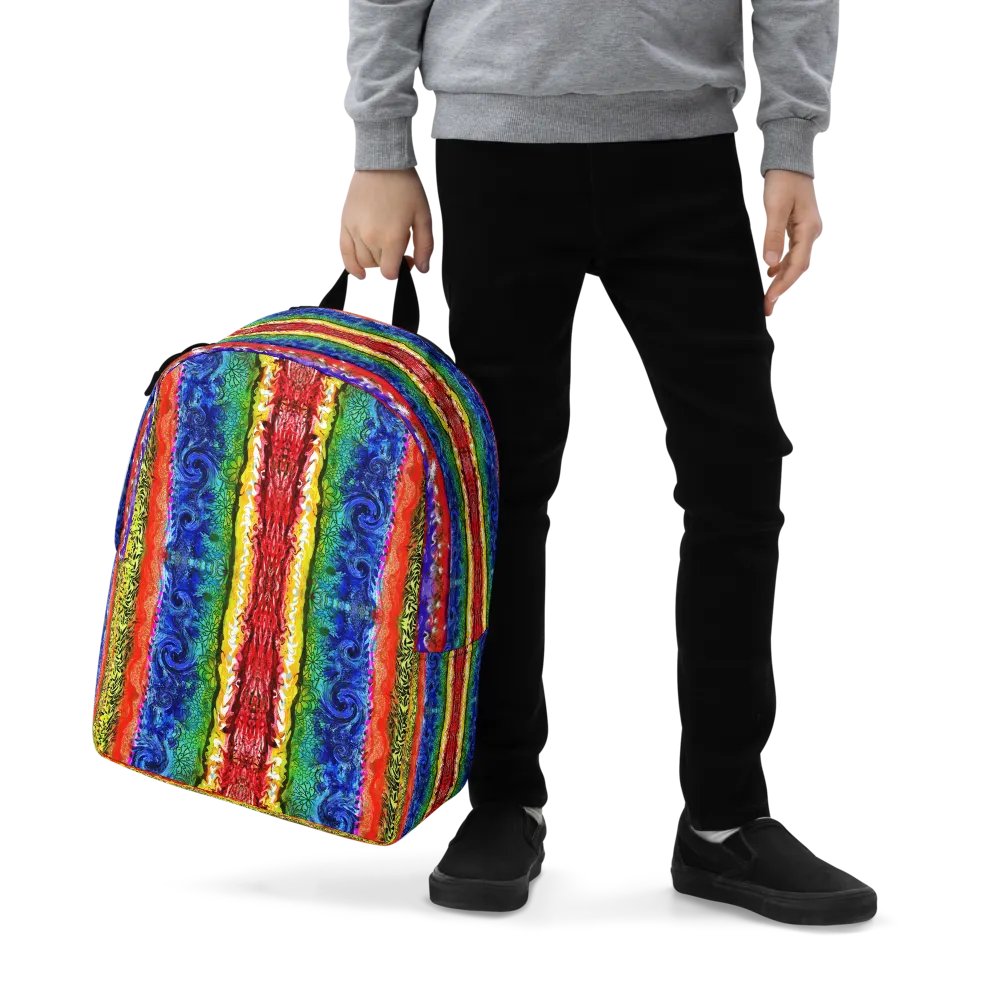 Boho colorful Stripes Backpack product image (3)
