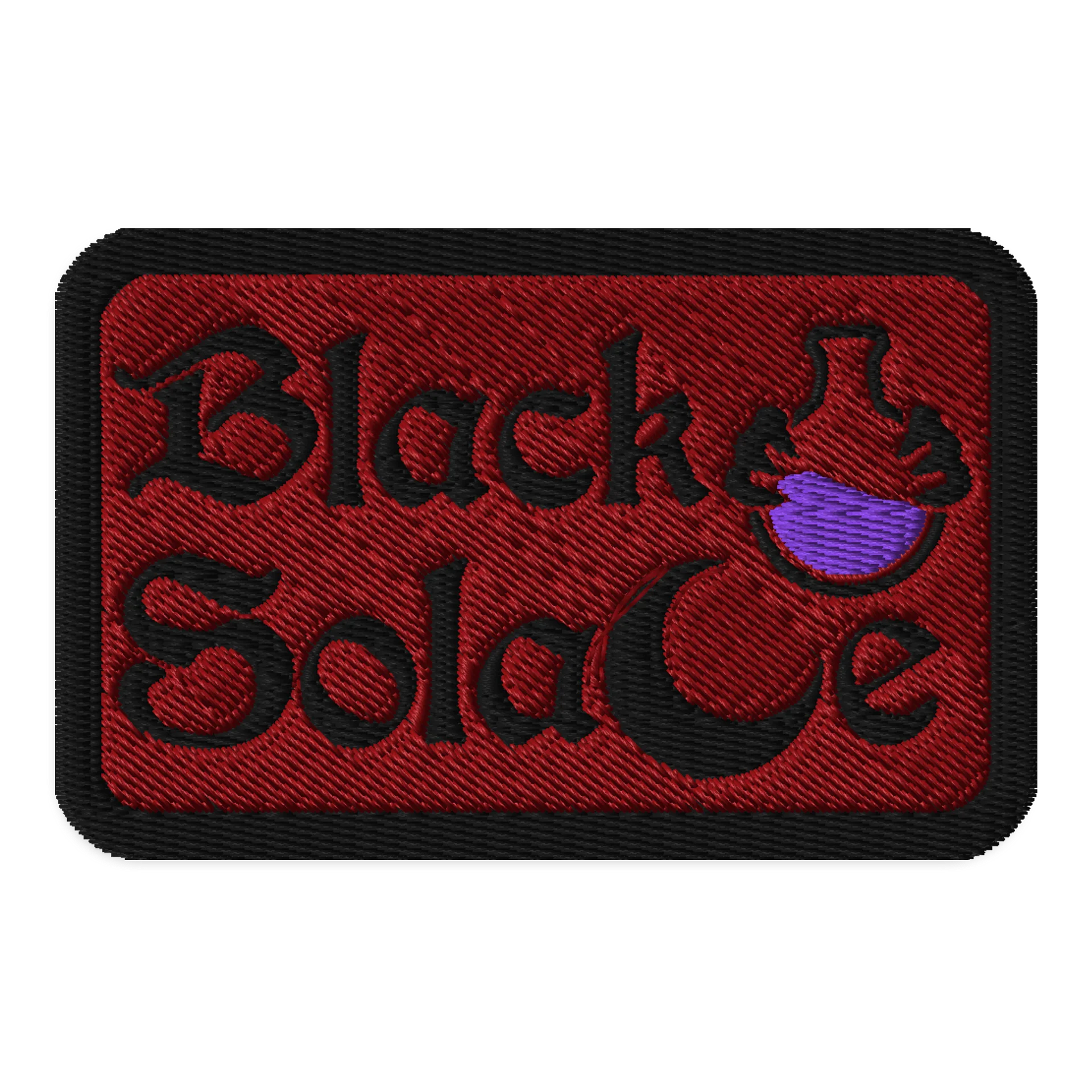 Black Solace Text Patch product image (1)
