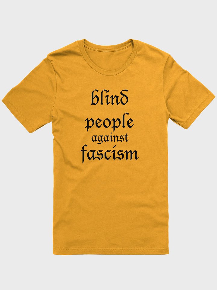 blind people against fascism t-shirt product image (1)