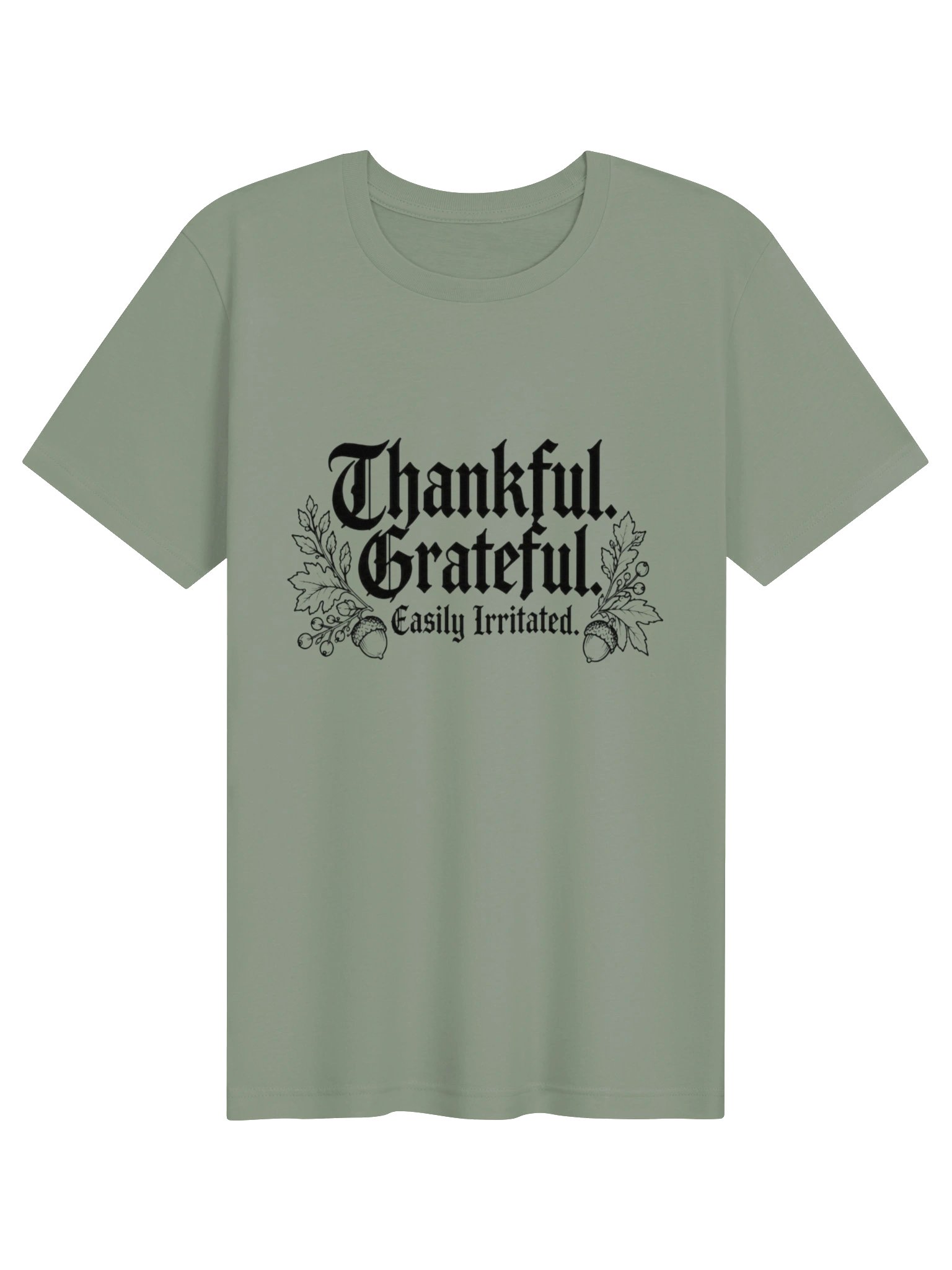 Thankful. Grateful. Easily Irritated. | Funny Thanksgiving T-Shirt product image (2)