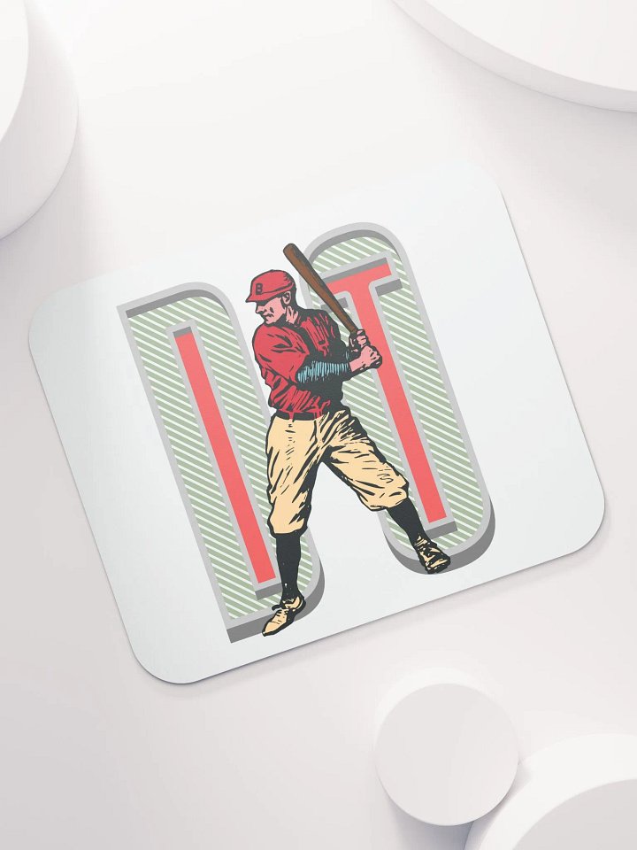 Do It Baseball Vintage Swing Mouse Pad product image (1)