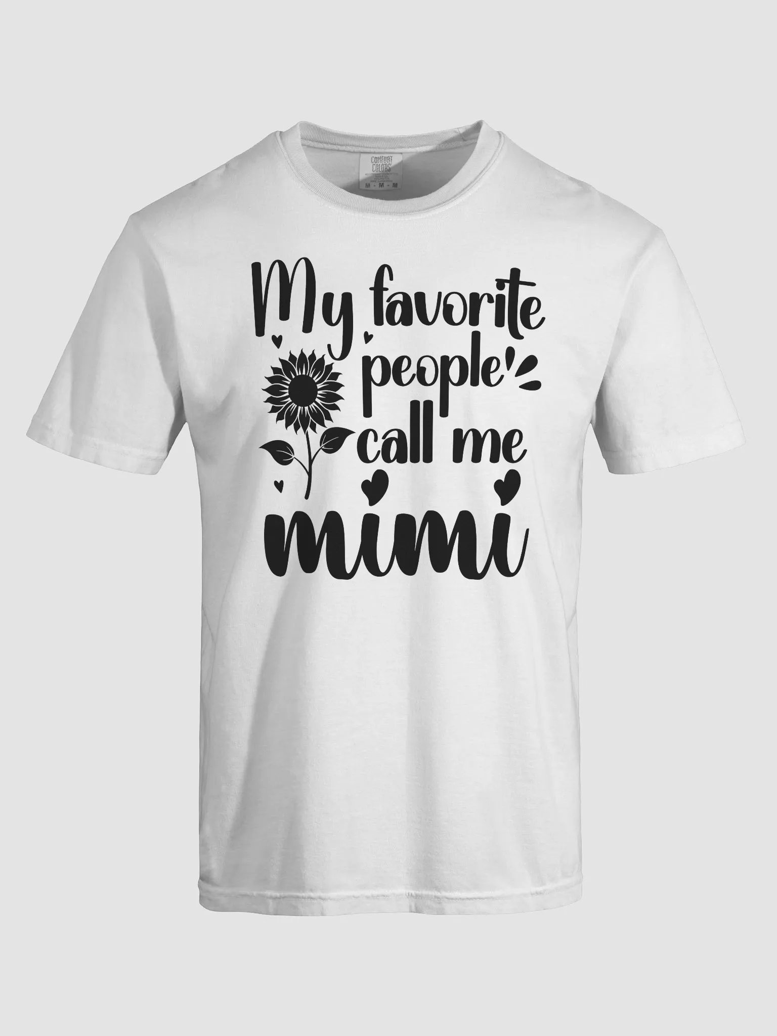 My Favorite People Call Me MIMI, Grandma Comfort Colors T-shirt product image (22)