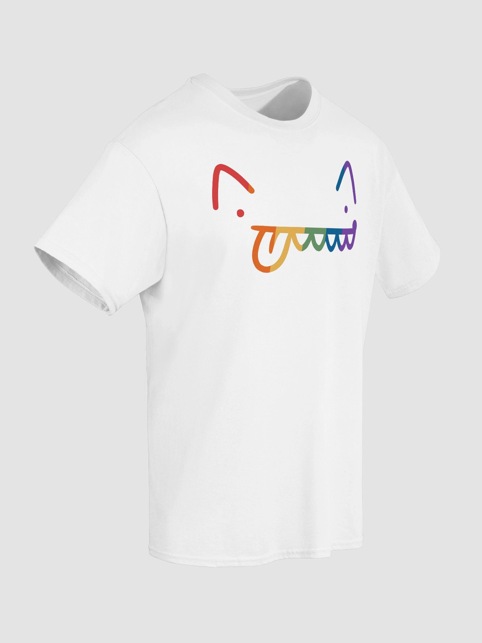 Minimal Rainbow Fox T-Shirt product image (8)