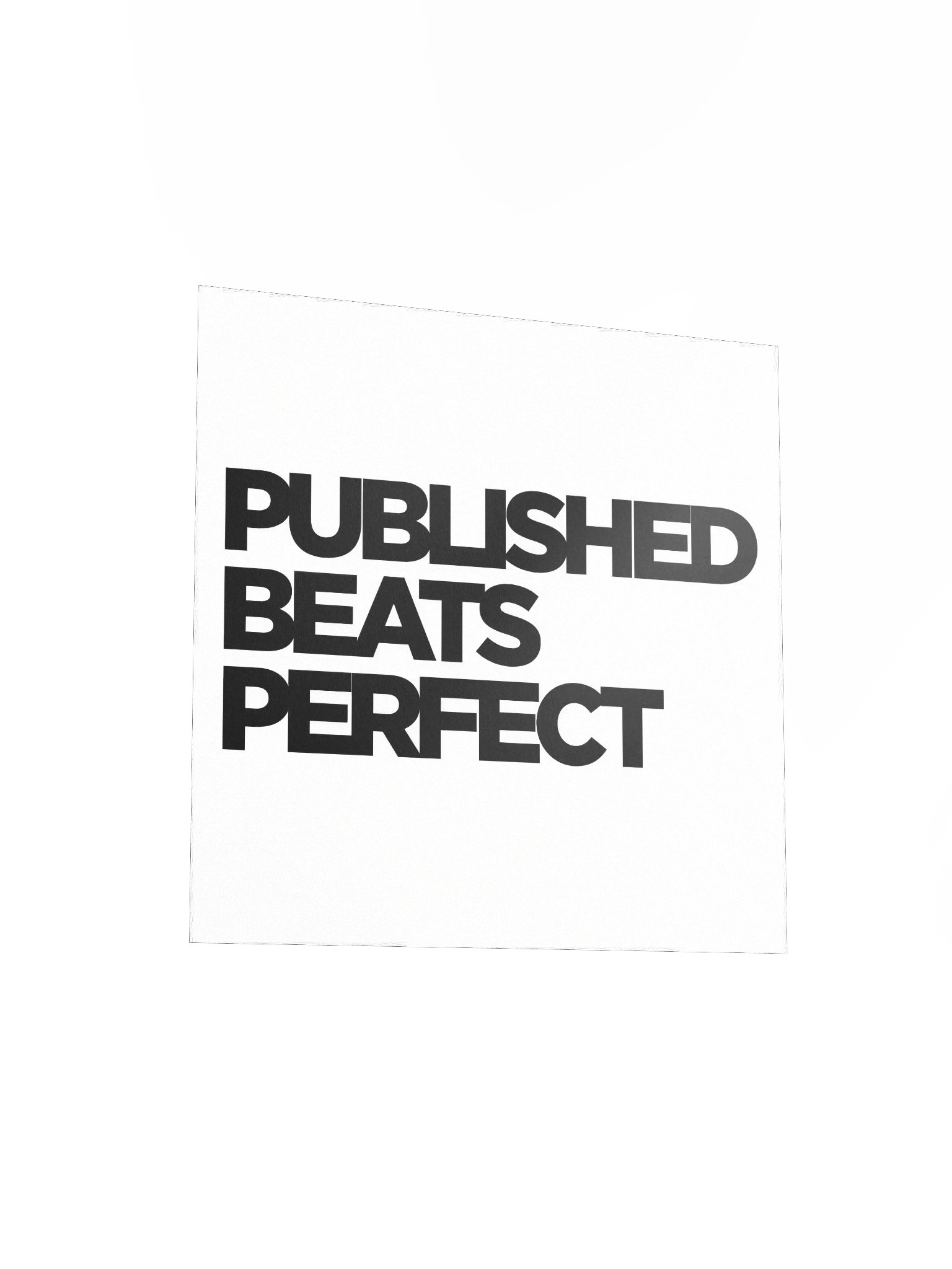 "Published Beats Perfect" Poster Print — Kan Do Creators Collection product image (5)