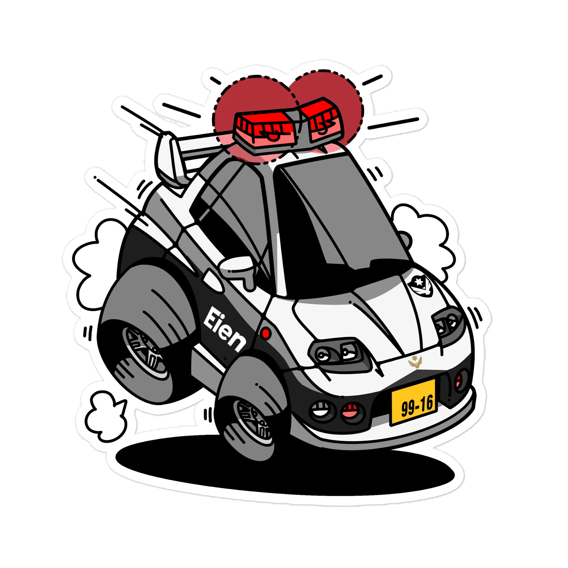 Chibi Eien Interceptor Sticker product image (1)
