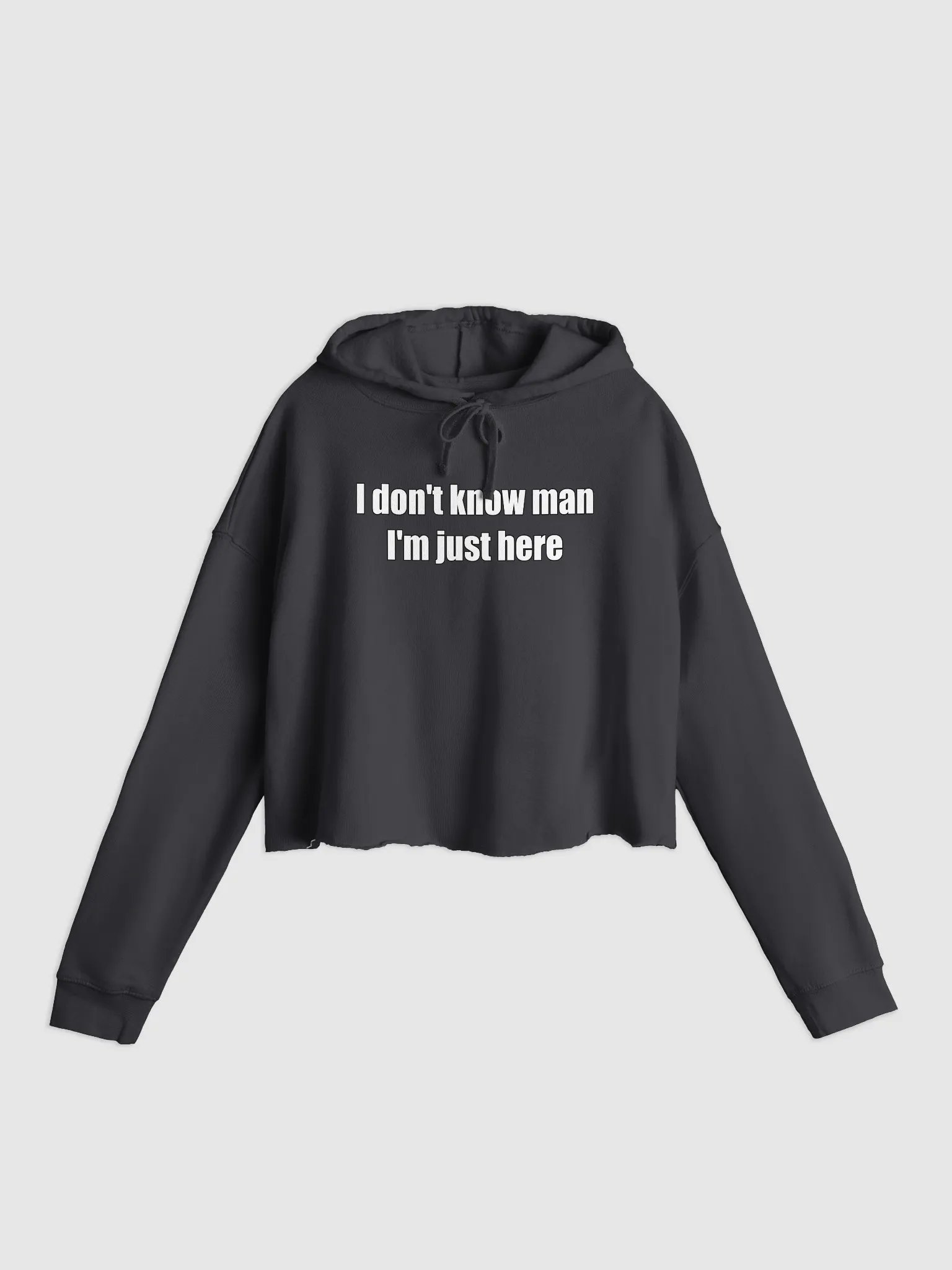 Just Here Crop Hoodie product image (1)