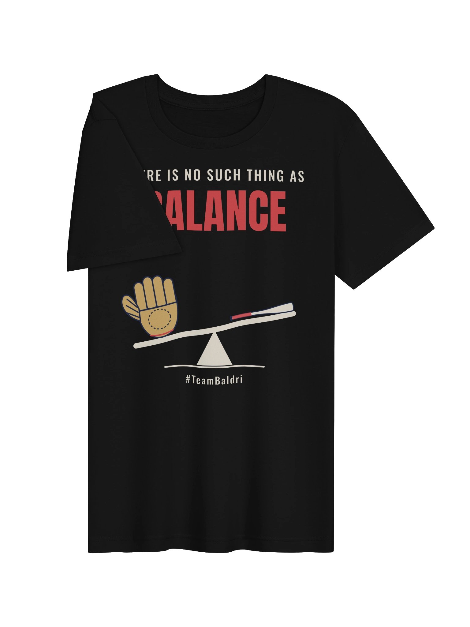 No Such Thing As Balance Tee - Black product image (3)