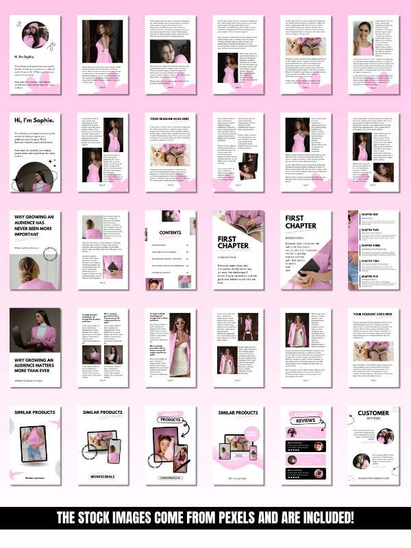 MRR/PLR Feminine eBook Templates product image (4)