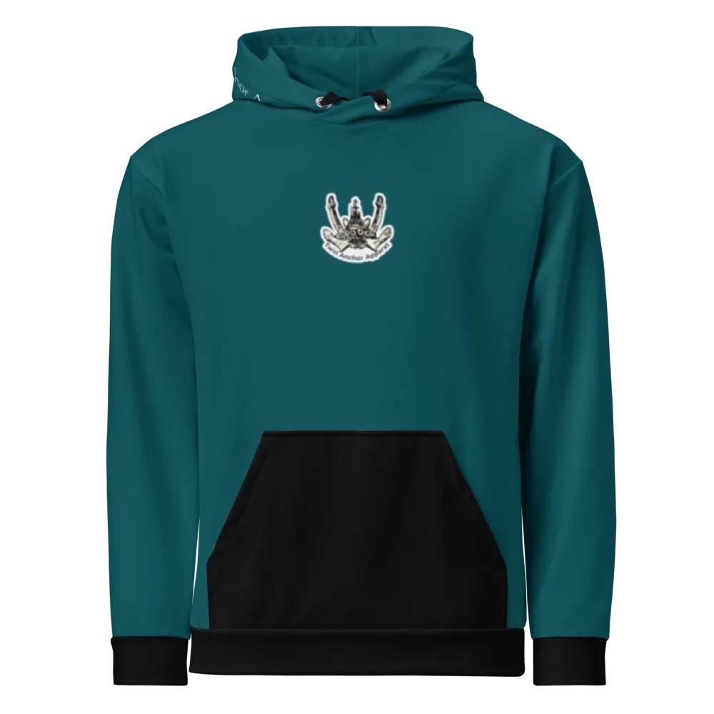 PNW T - Mt. Rainer & Tug Hudson (Teal) – Performance Marine Wear | Twin Anchor Apparel North Current Line product image (10)