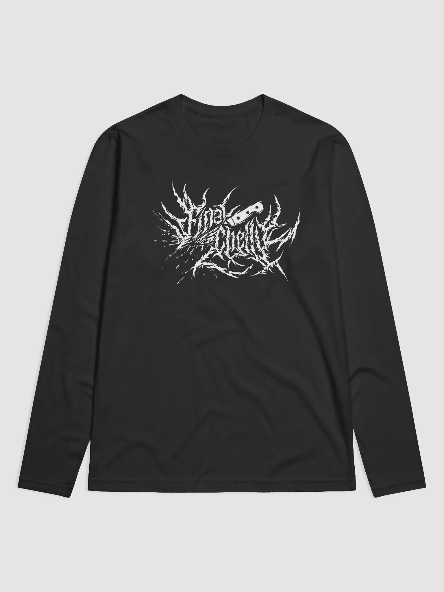 Keep It Metal White Logo Premium Fitted Printed Long Sleeve product image (1)