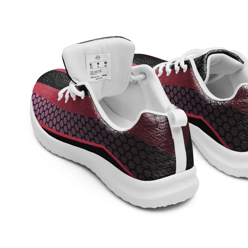 Solace Creations Red Hex Athletic Shoes product image (6)