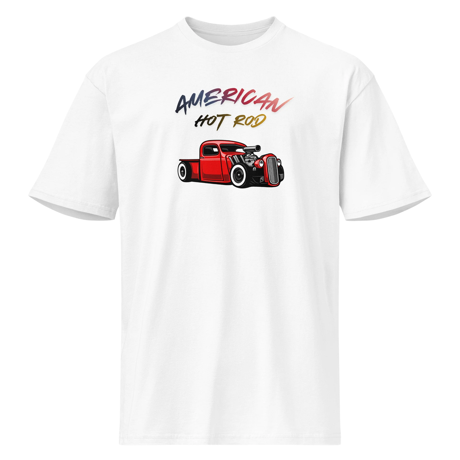 American Hot Rod White Tee product image (1)