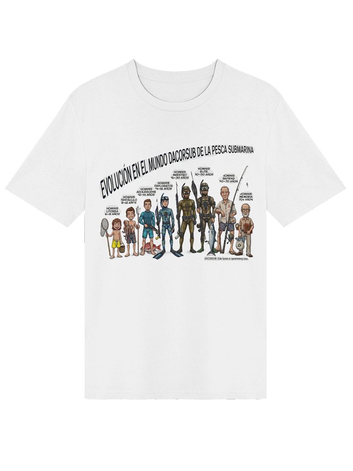 Camiseta evolución mundo Dacorsub product image (1)