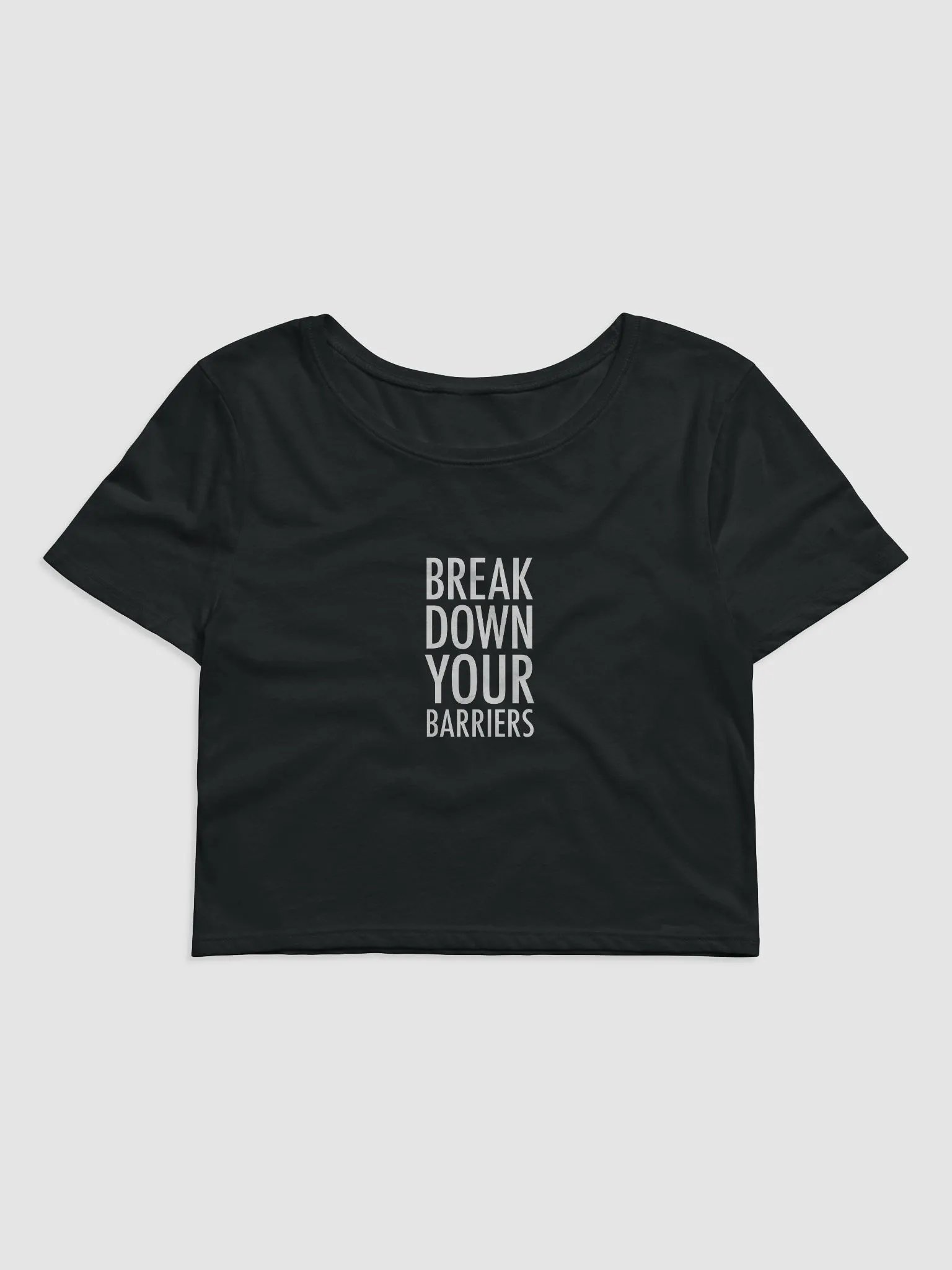 Break Down Barriers Crop Tee product image (1)