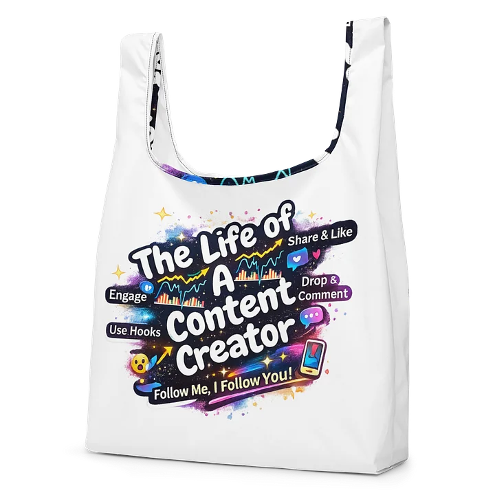 Galactic Content Creator Tote Bag product image (2)