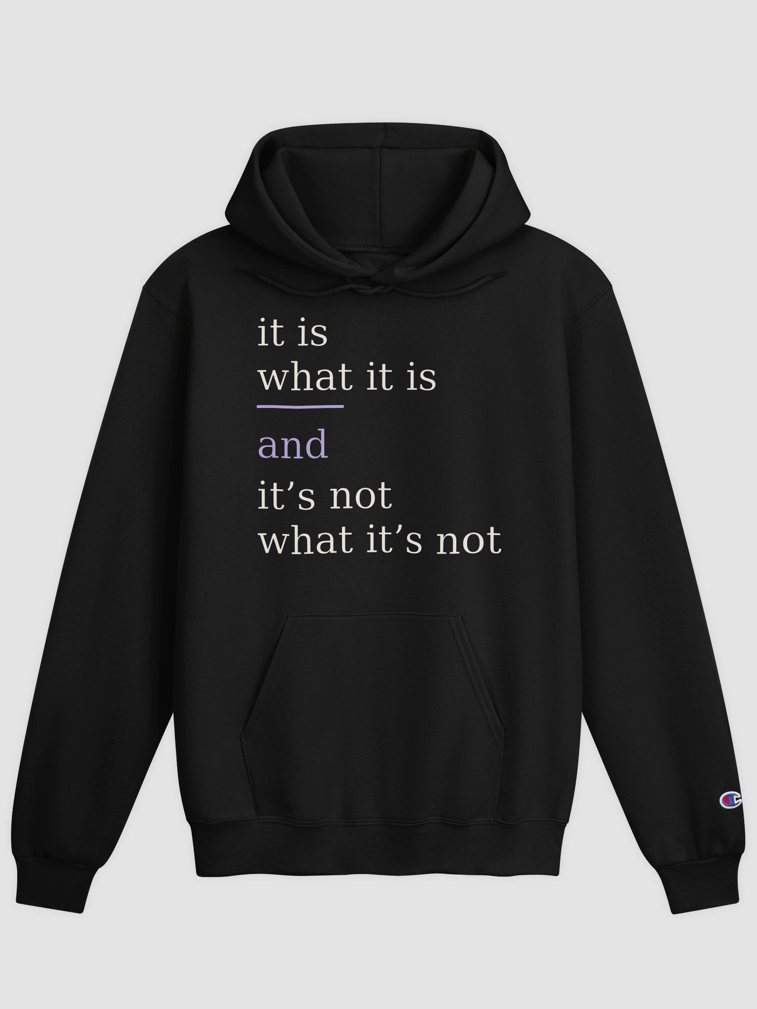 Spiral Champion Hoodie - Black product image (1)