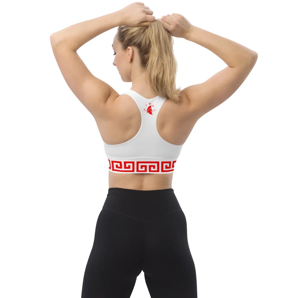 Deimos Longline Sports Bra White product image (3)