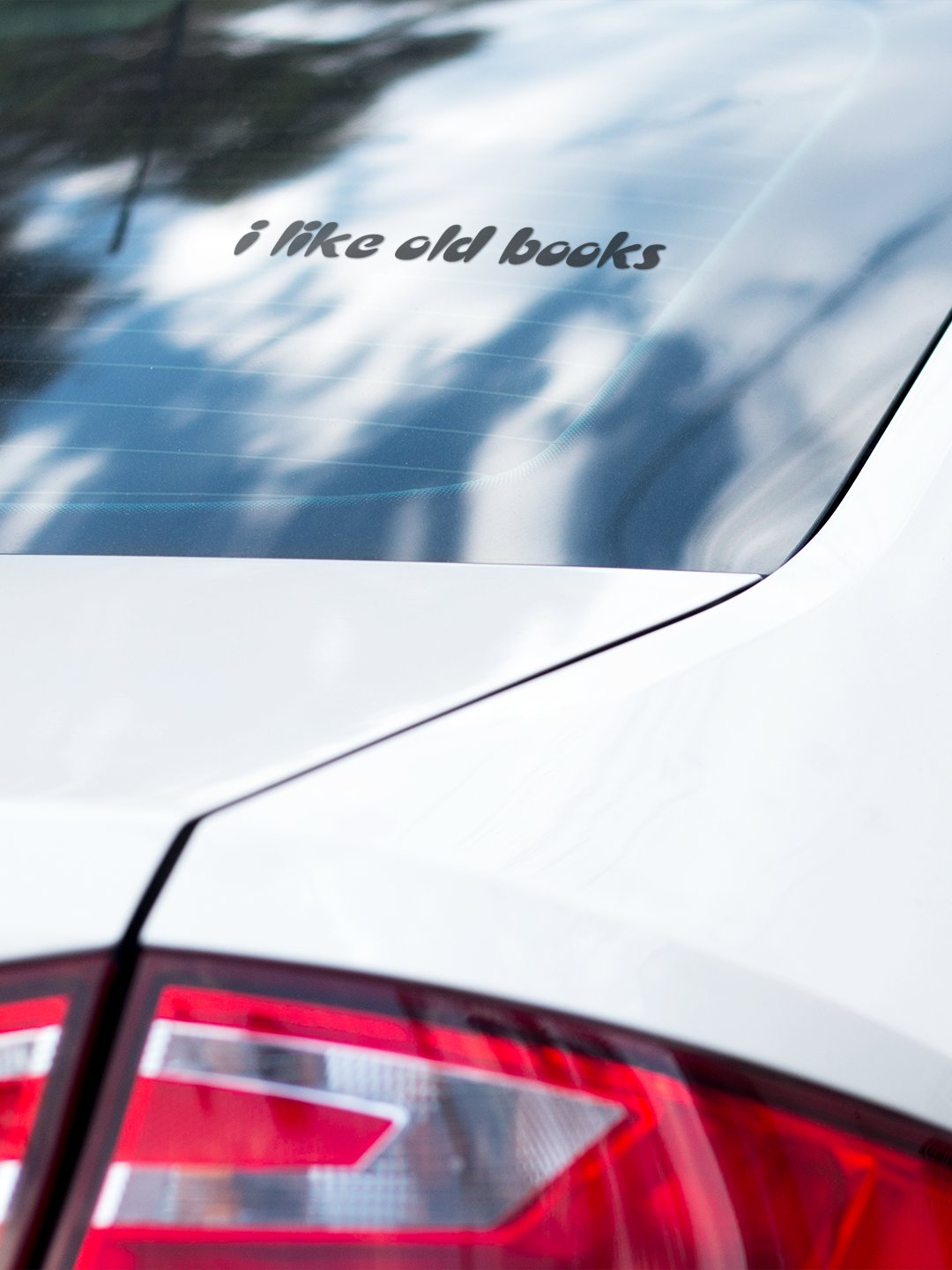 I Like Old Books - Vinyl Decal, in black or white, multiple sizes product image (2)