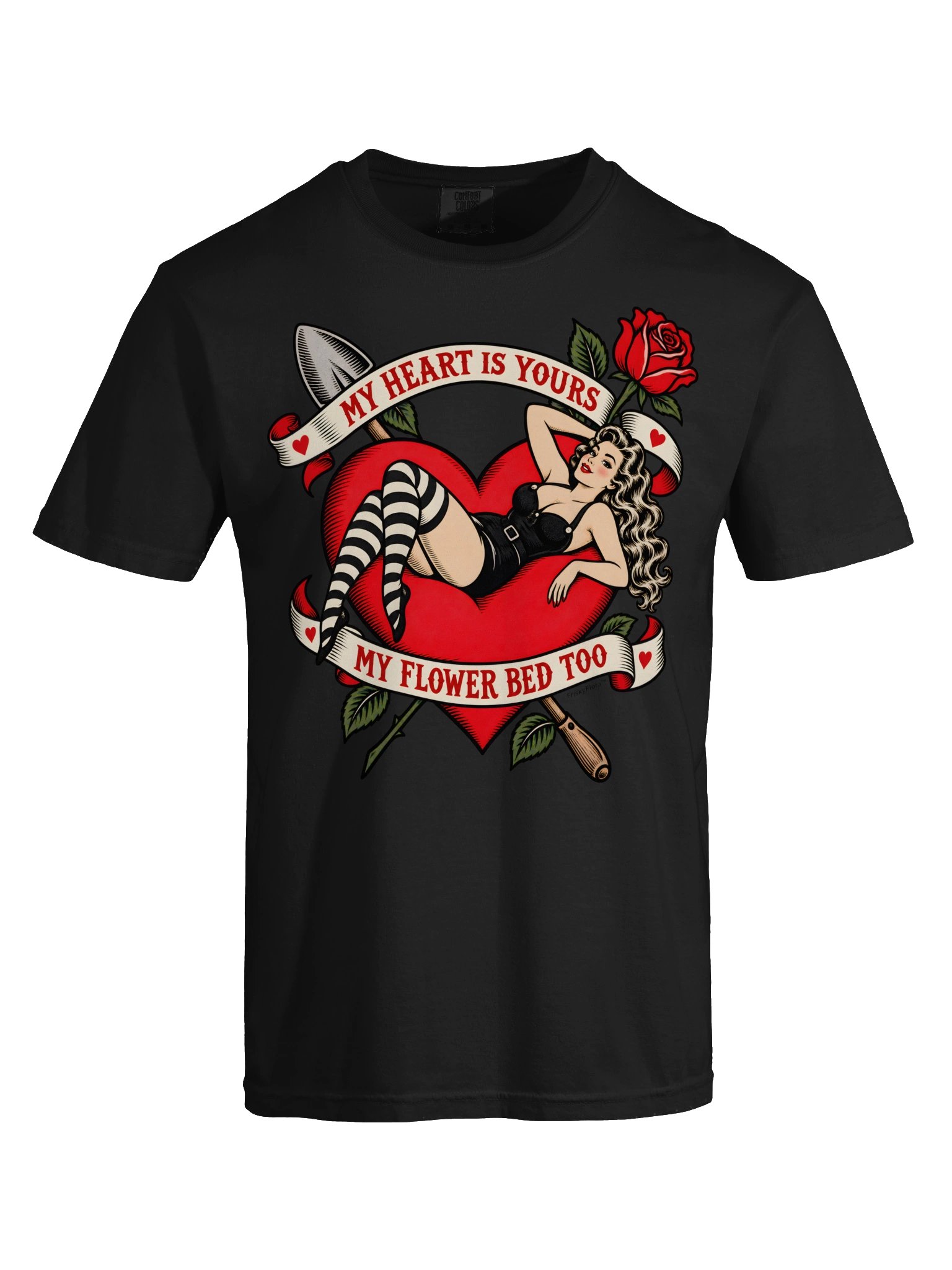 My Heart Is Yours Vintage Pin-Up Tee product image (6)