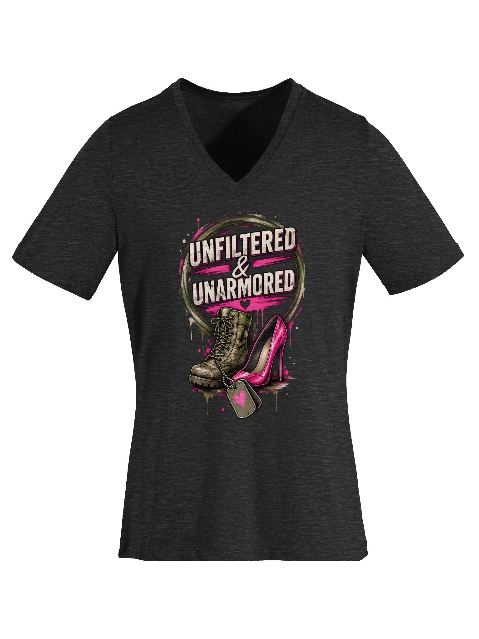 U&U Boot & Heel V-Neck Tee product image (5)