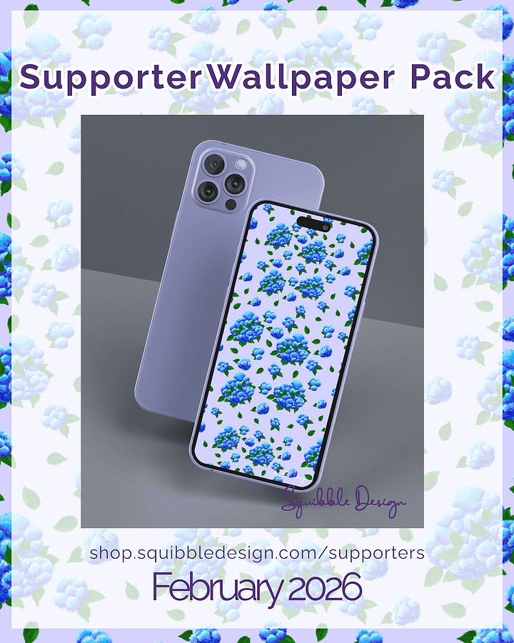 Wallpaper Pack for Supporters February 2026 product image (1)