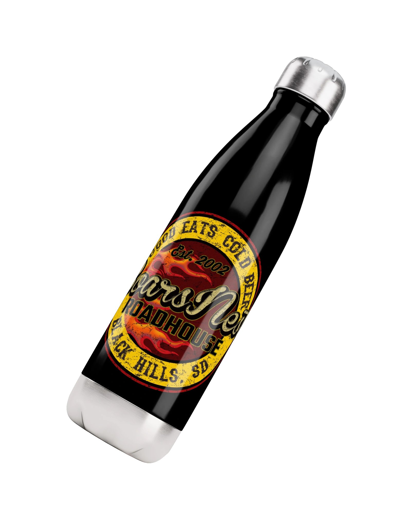 Flame Logo Stainless Steel Water Bottle product image (8)