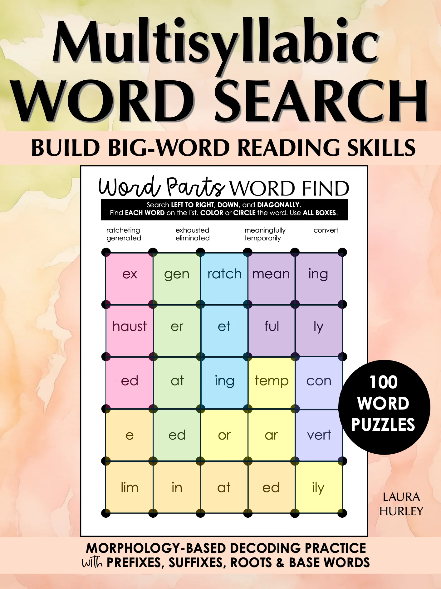 Multisyllabic Word Fun: Word Find Puzzles (Grades 4-8) product image (1)