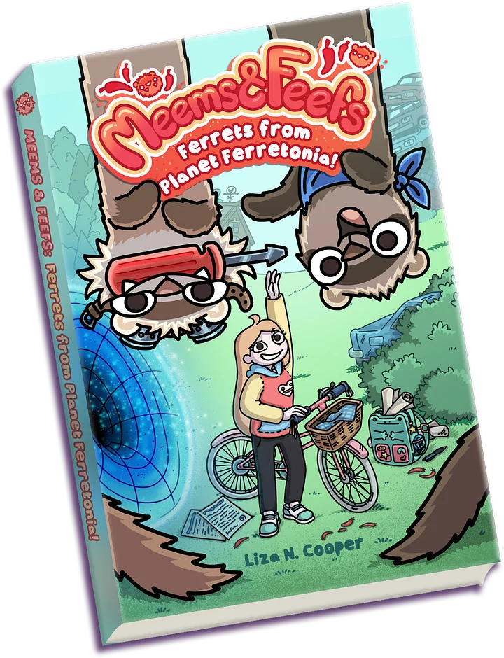Meems and Feefs : Ferrets from planet Ferretonia - Signed Book product image (1)