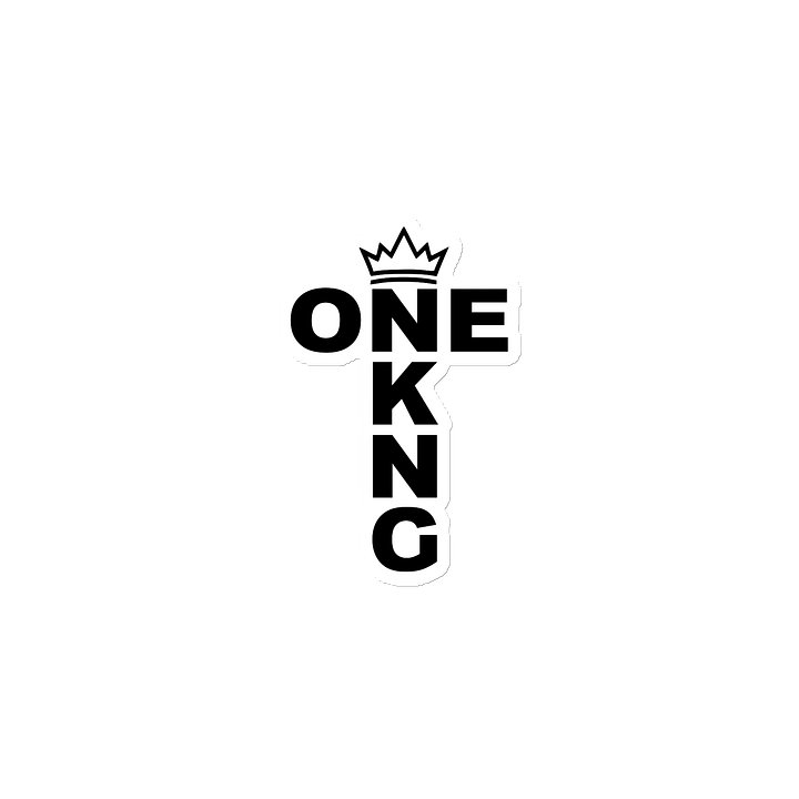 ONE KING Royal Cross Die-Cut Magnet product image (2)