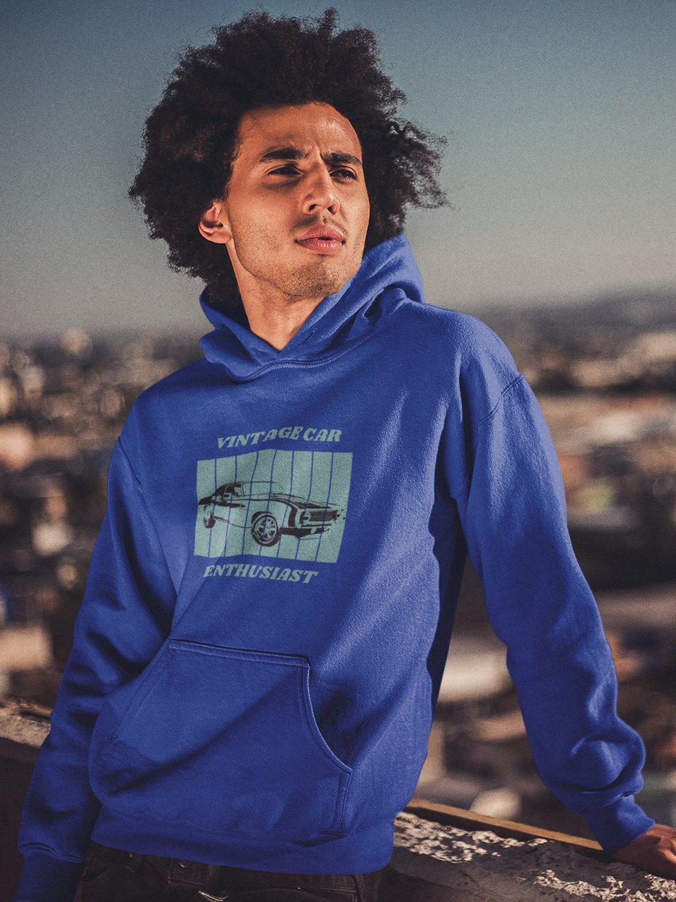 Vintage Car Enthusiast Oversized Hoodie product image (1)