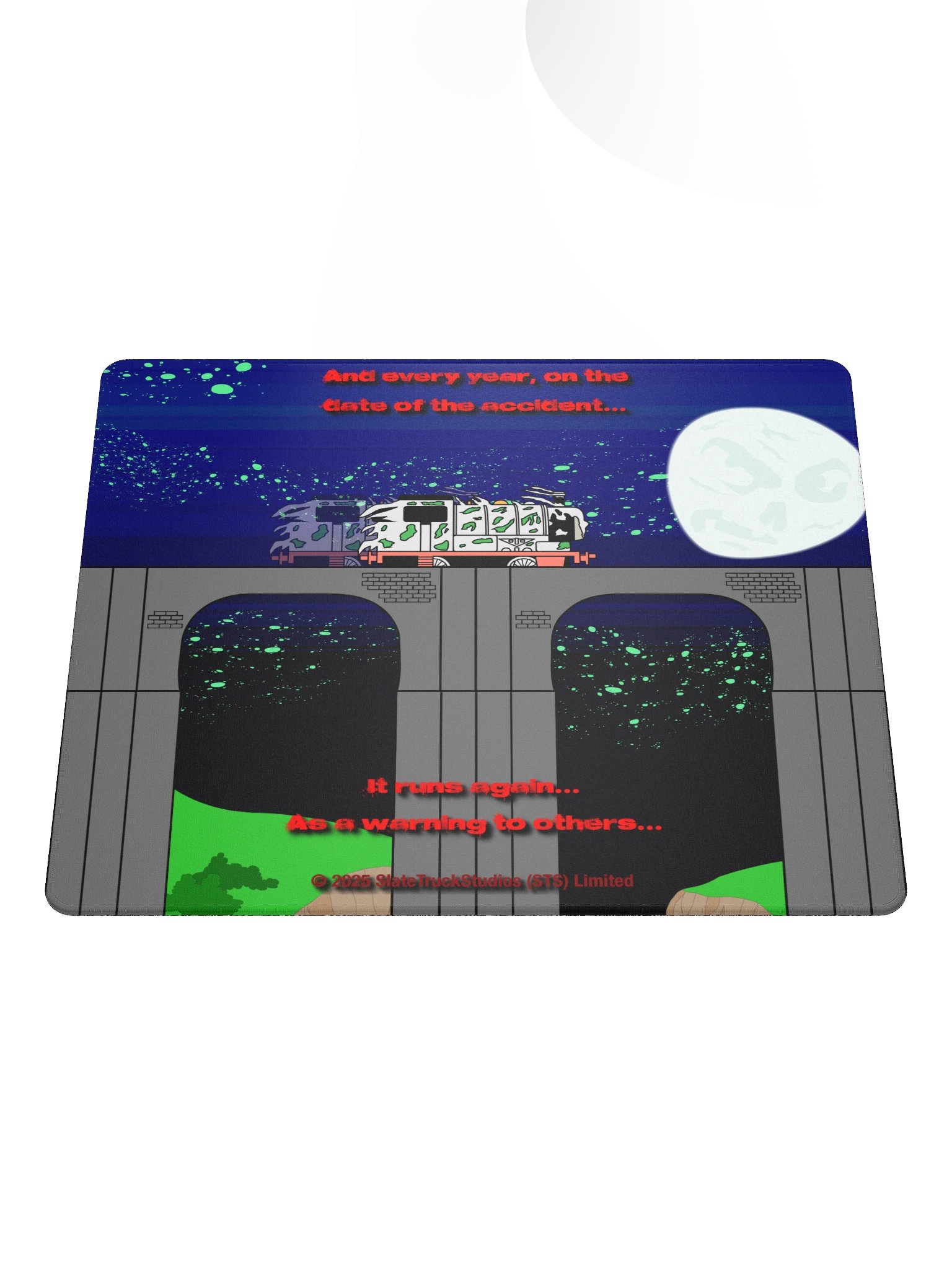 Ghostly Trick Mouse Mat product image (1)