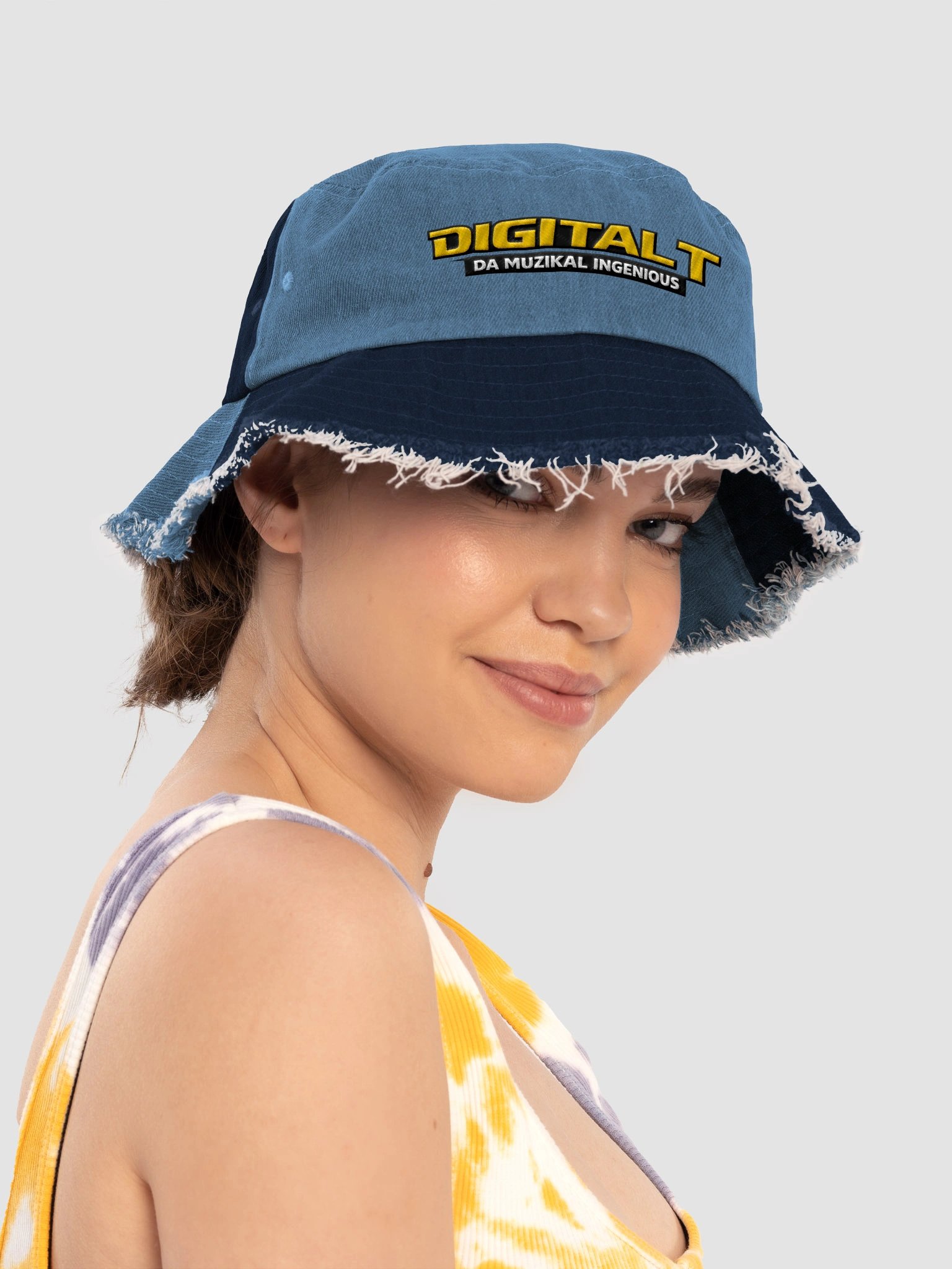 DiGiDistressed Denim Bucket Hat product image (3)