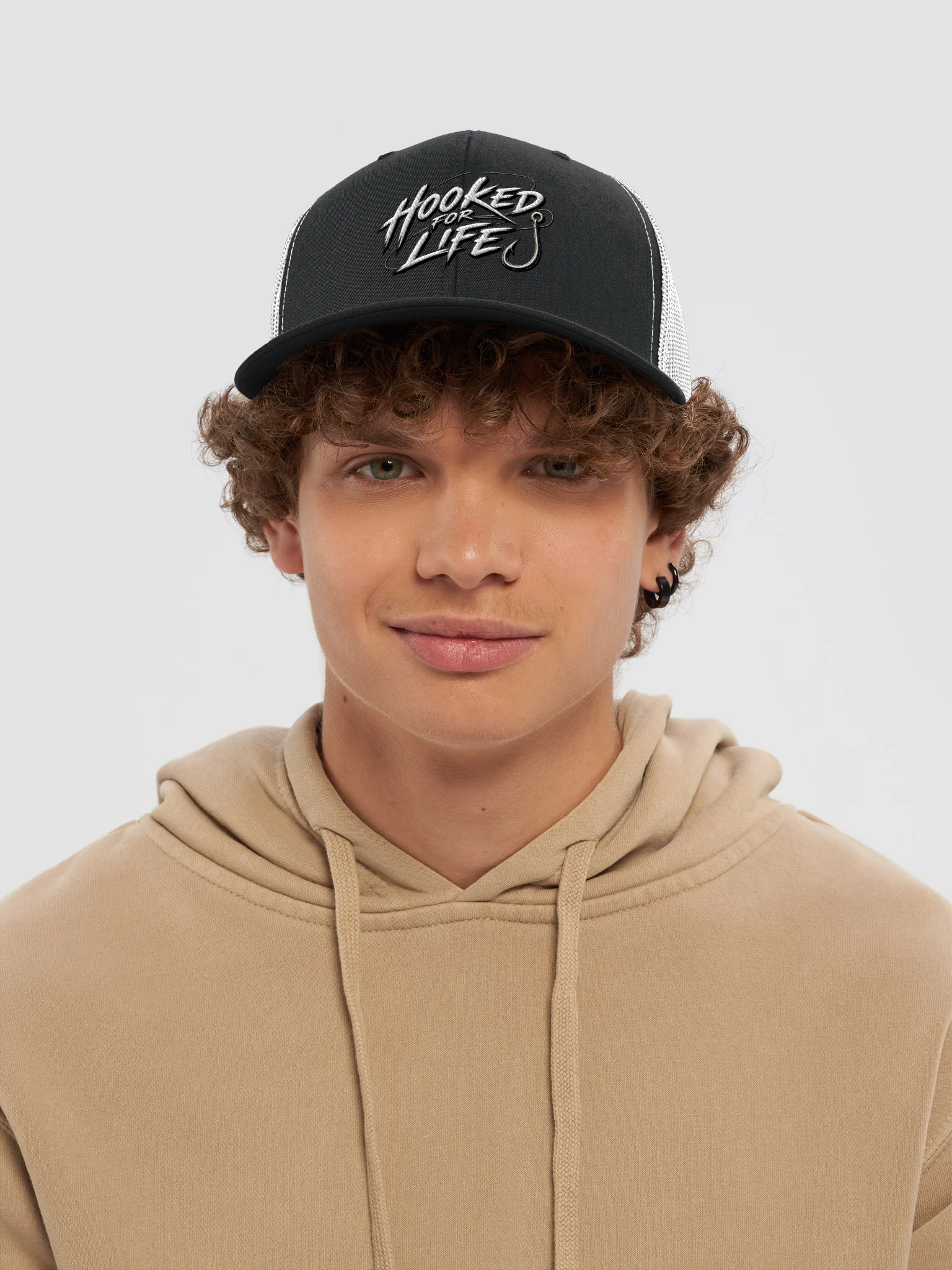Hooked For Life Trucker Hat product image (59)