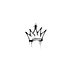 ONE KING Urban Crown Logo Die-Cut Magnet
