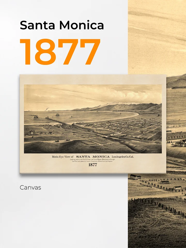 Santa Monica 1877 (Canvas Print) product image (1)