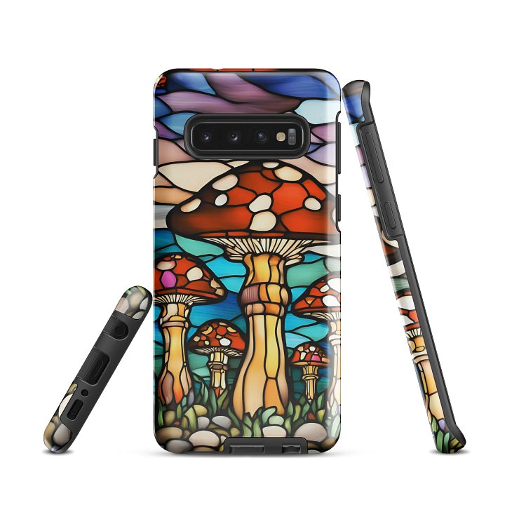 Stained glass Psychedelic shroom Tough Case product image (1)