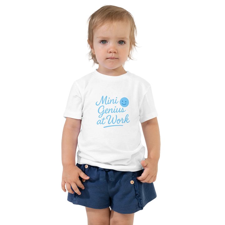 Mini Genius at Work Toddler T-Shirt product image (3)