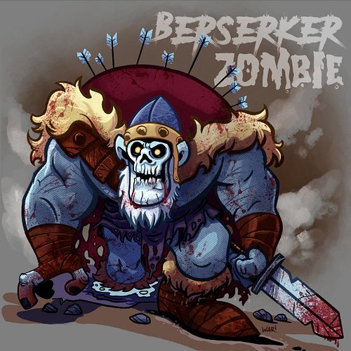 “Berserker Zombie” based on a character prompt from @charactercues

#charactercues #charcterdesign #procreate #zombie