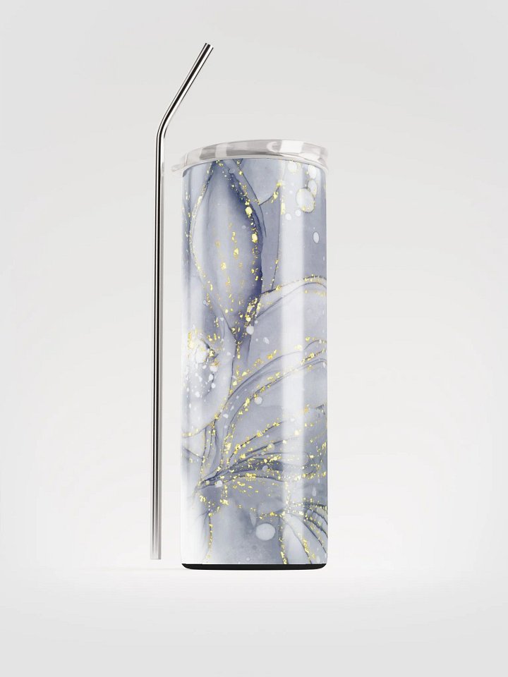 Ethereal Gold Swirl Stainless Steel Tumbler product image (1)