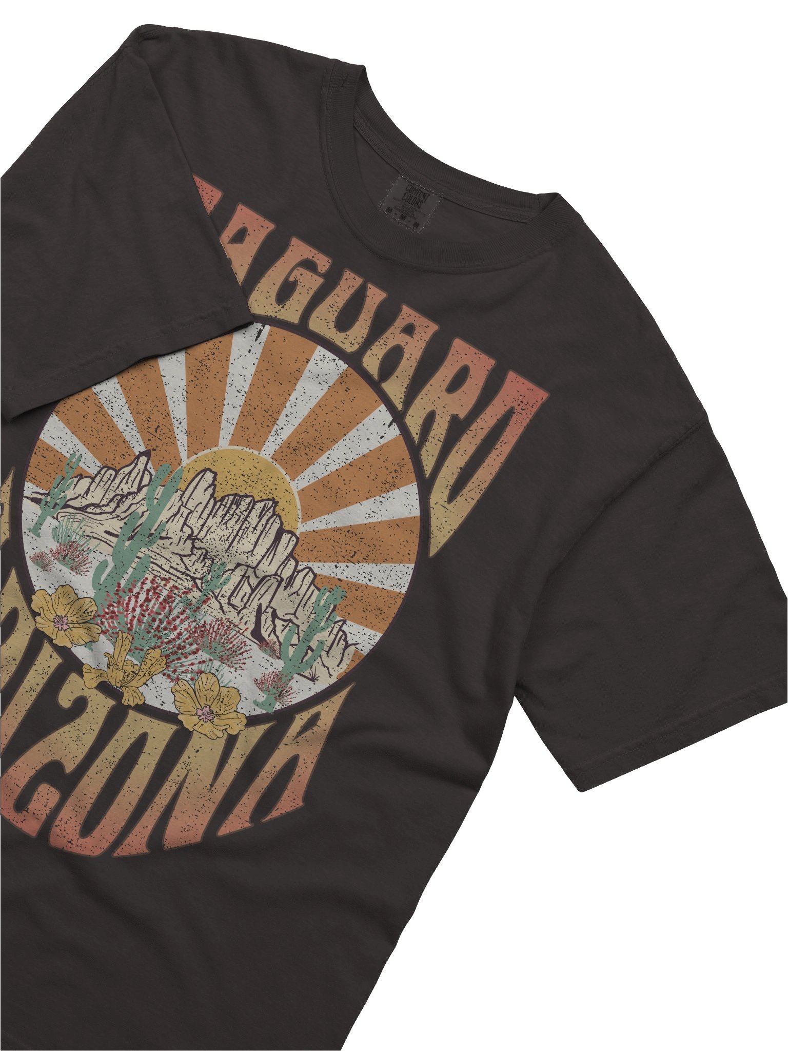 Saguaro Arizona Desert Shirt – Retro Southwest Cactus Landscape Vintage Graphic Tee product image (5)