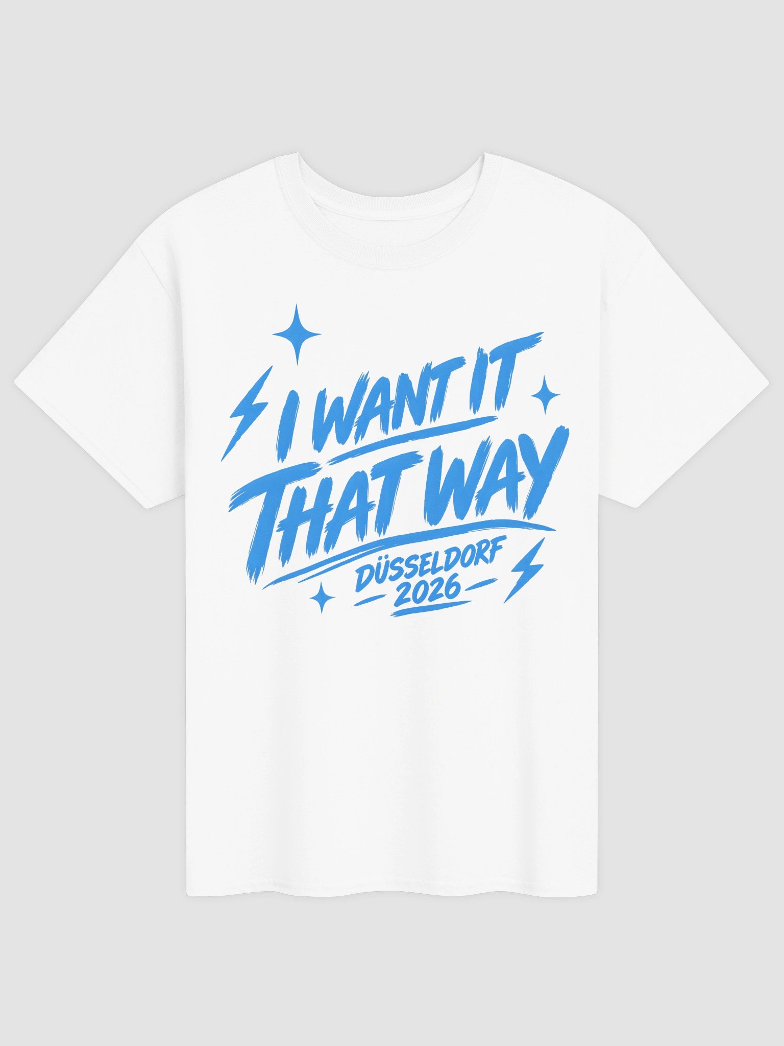 I Want It That Way Düsseldorf 2026 Shirt | City Skyline Back Print Concert Tee product image (3)