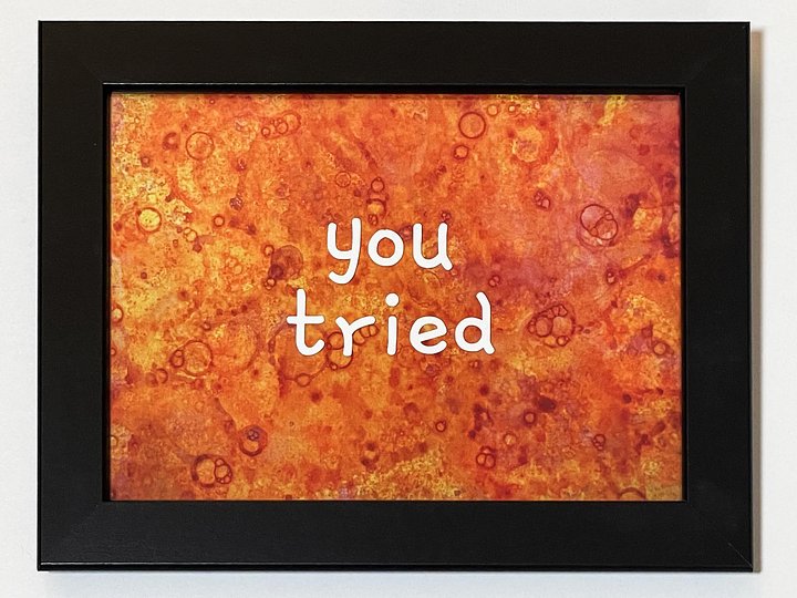 Custom Words of Inspiration - Bubble Art product image (1)