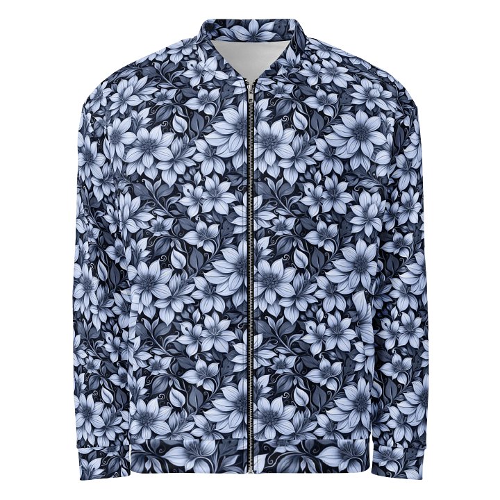 Indigo Flowers Bomber Jacket product image (1)