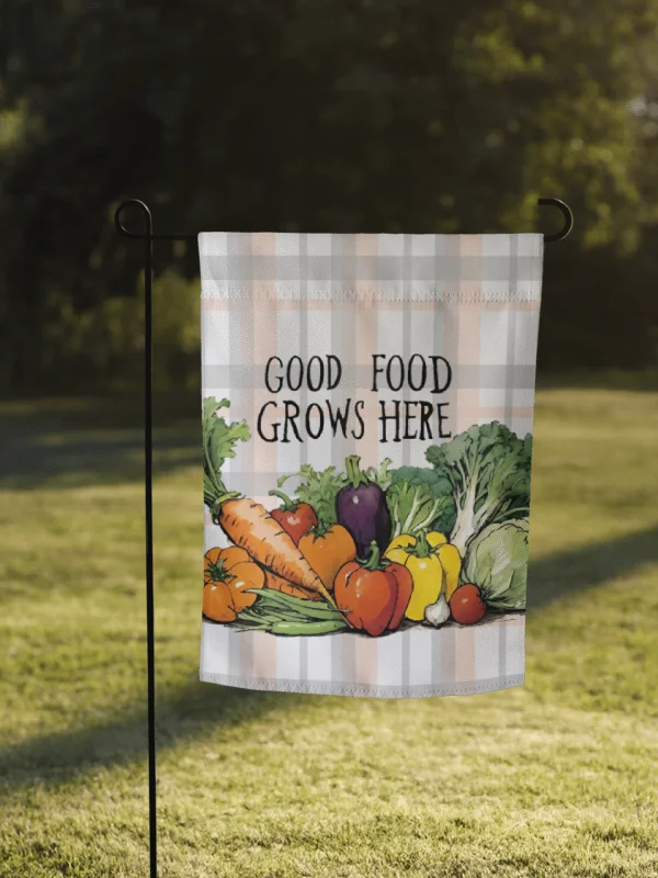Good Food Grows Here - Garden Flag product image (1)