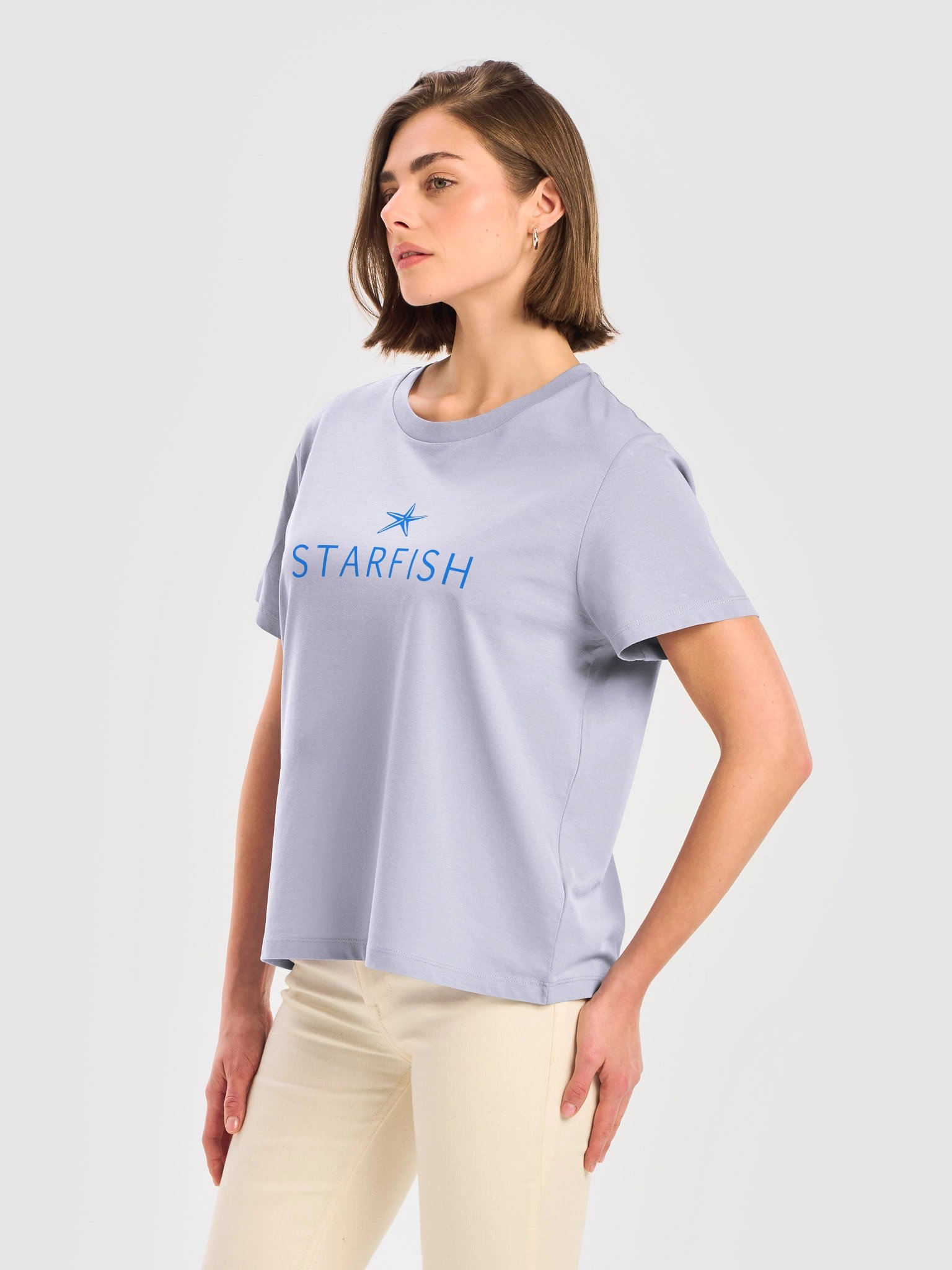 Women's Starfish Ribbed Neck Tee product image (8)