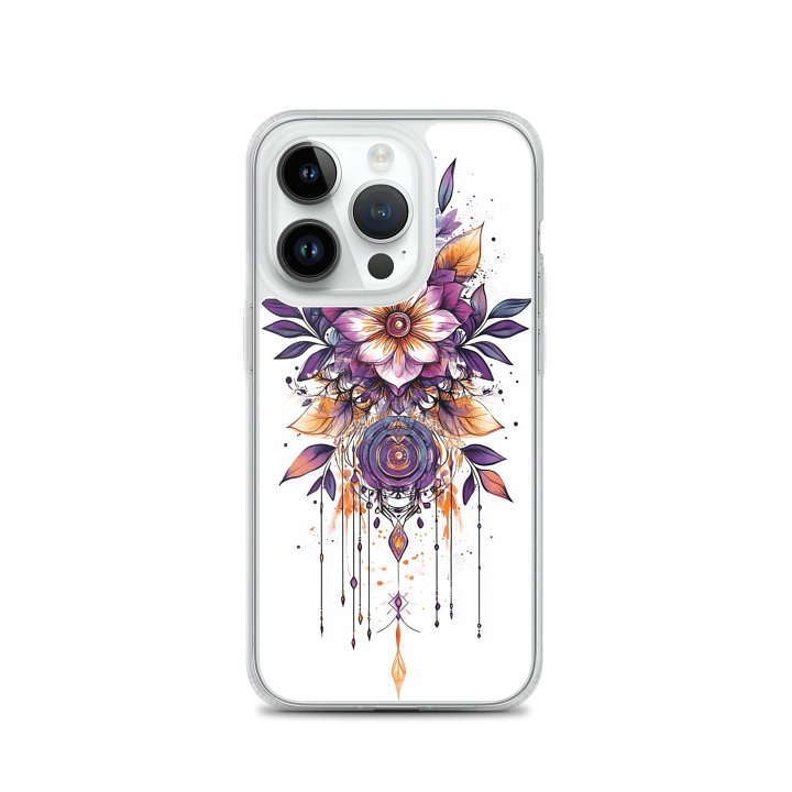 Floral Fusion MagSafe® iPhone® Clear Case product image (3)