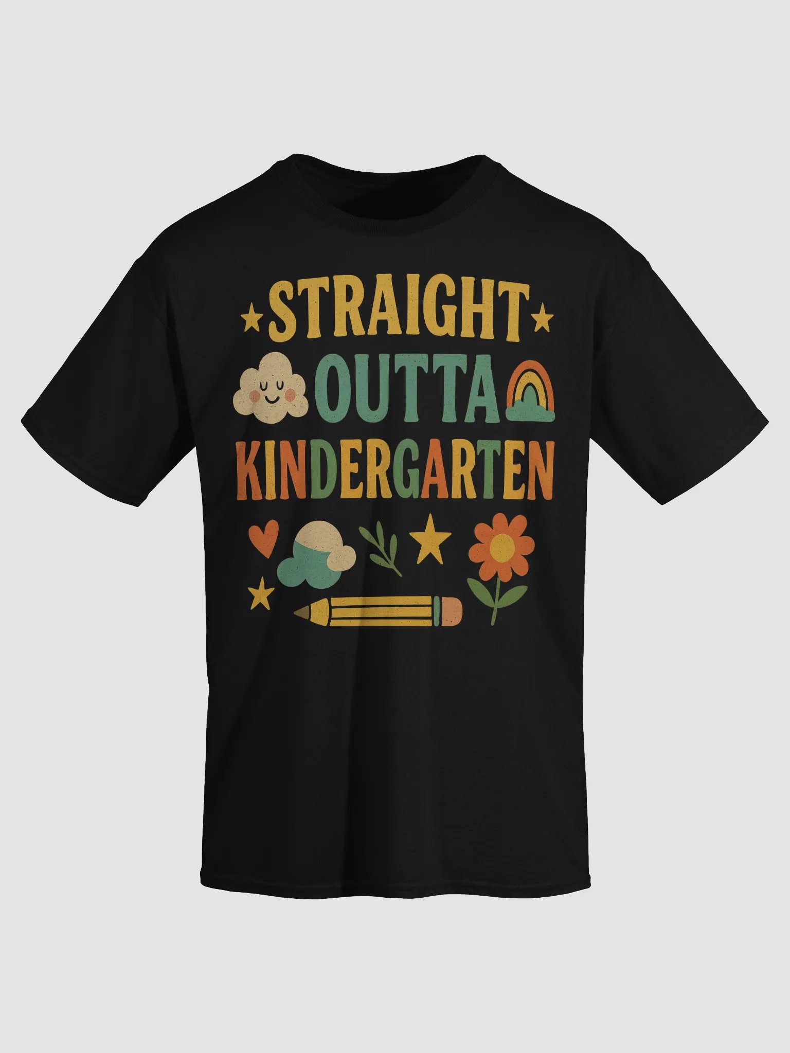 Straight Outta Kindergarten – Funny Graduation Tee for Kids product image (32)