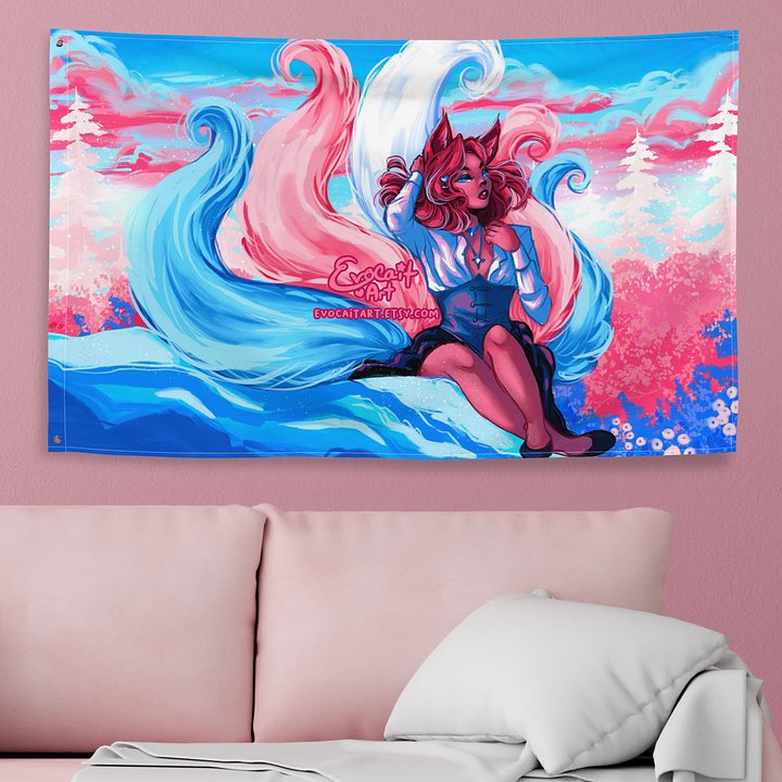 Fantasy Kitsune Transgender Pride Flag product image (1)