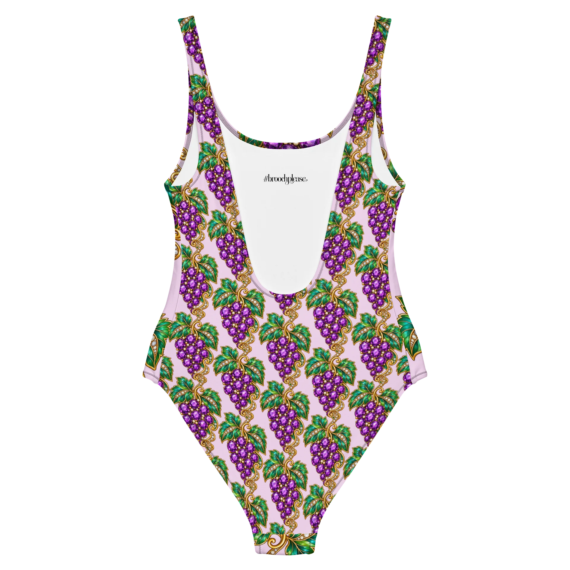 Grape Vine Ornamental One-Piece Swimsuit product image (6)