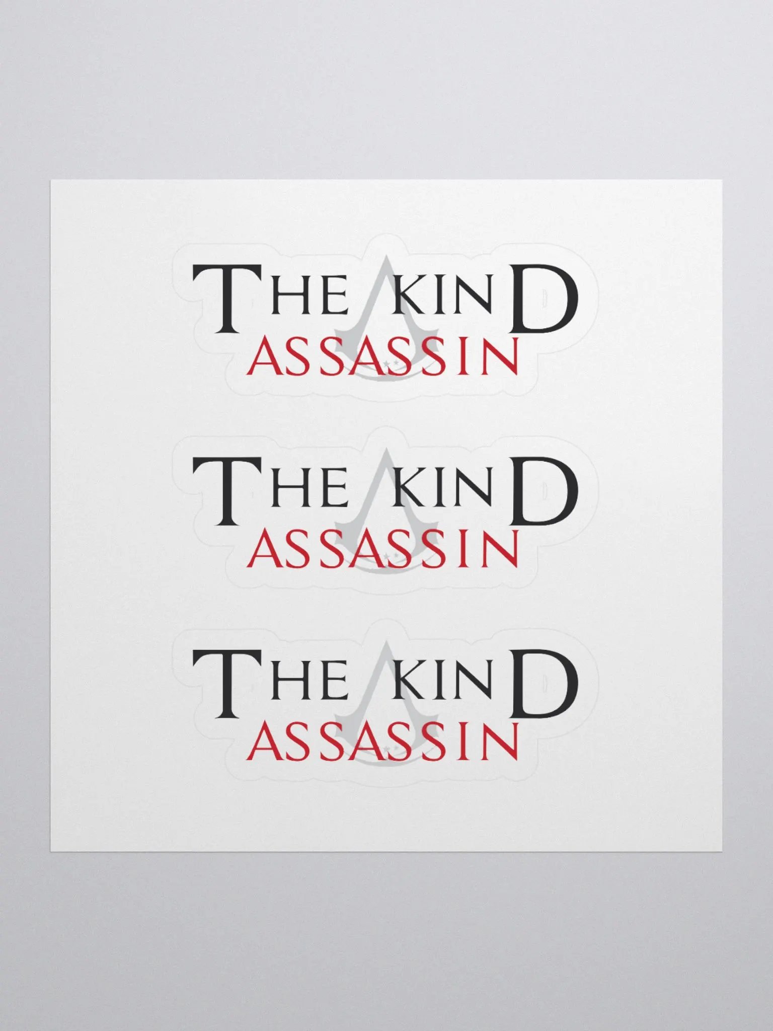 The Kind Assassin | Logo Sticker product image (1)